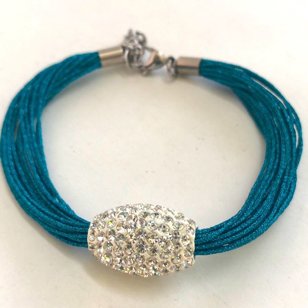 😀 Bundle 3 😀 for $20! Silk Turquoise Bracelet